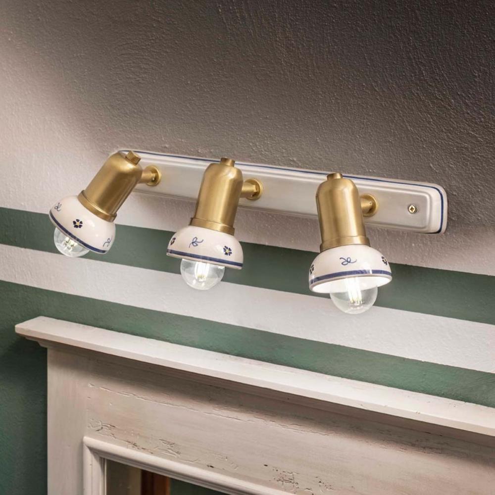 nastavitelne nastenne bodove lampa klasicka keramika malovane mediteransky obciansky elegantny vzor osvetlenie taliansky toskansky kuchyna obyvacka kupelna spalna strop lampy lameridiana dizajn interieru.jpg